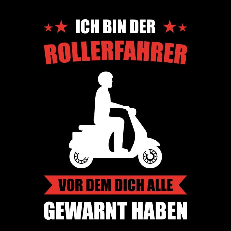 Der Rollerfahrer vor dem dich alle gewarnt haben