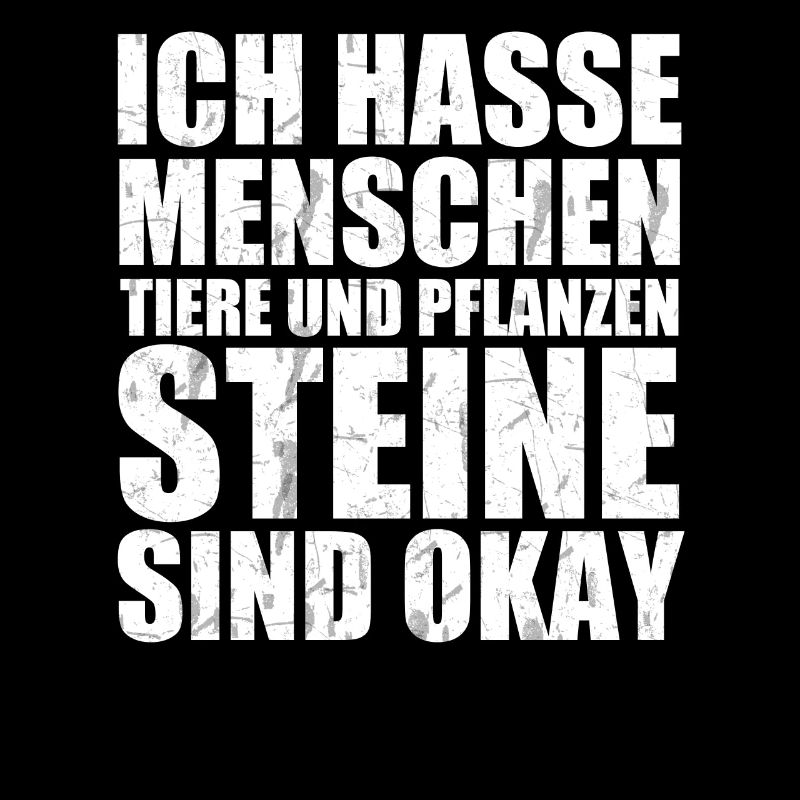 Heute hasse ich auch Steine Ich hasse Menschen