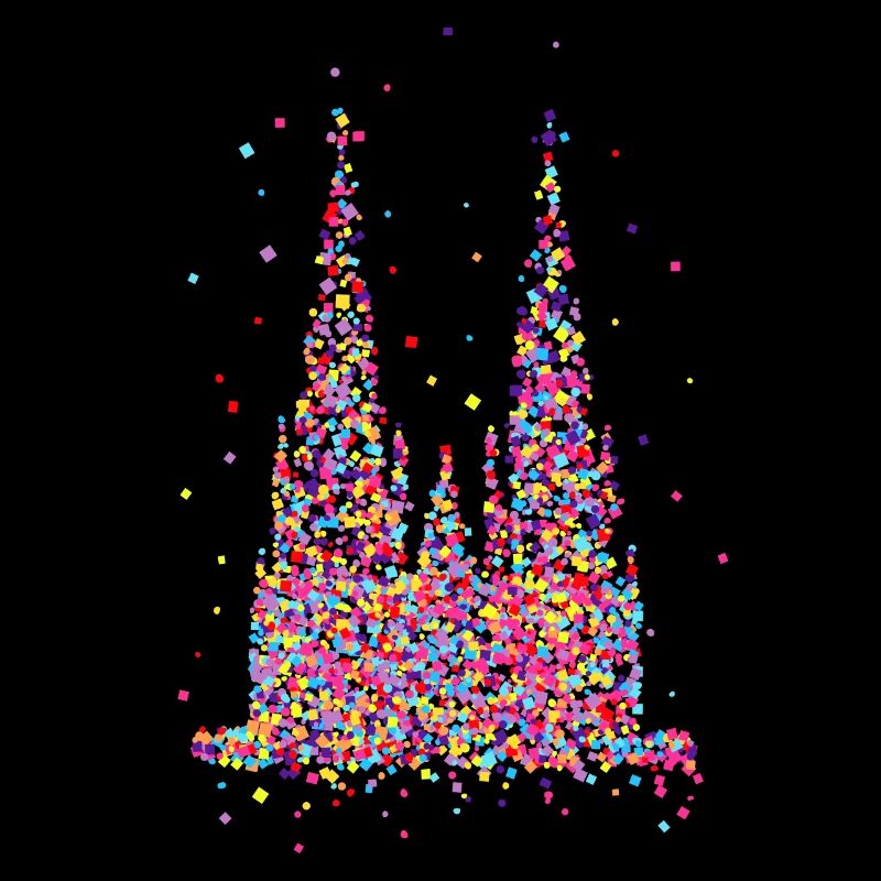 Kölner Dom, Konfetti