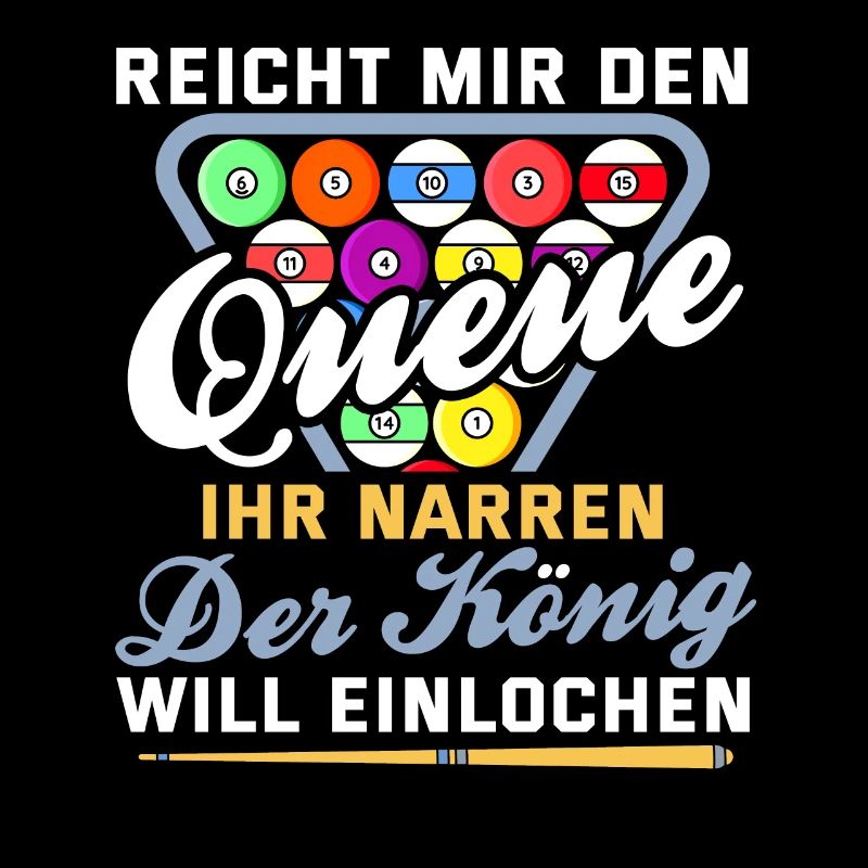 Lustig Spruch Billard Queue Billardkugel Geschenk