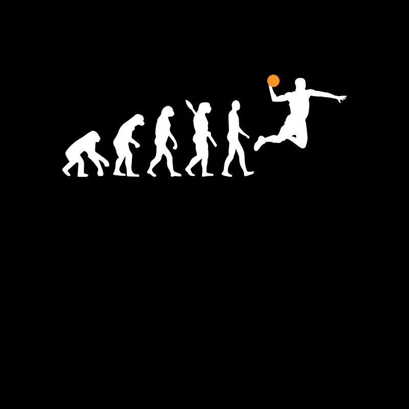 Basketball - Evolution des Menschen / Darwin