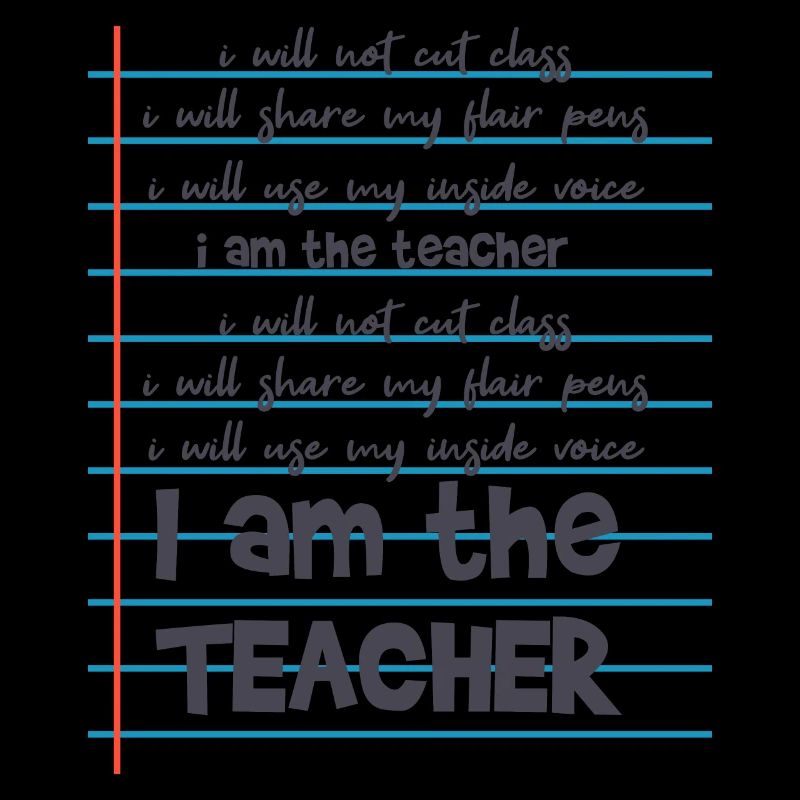 I am the teacher