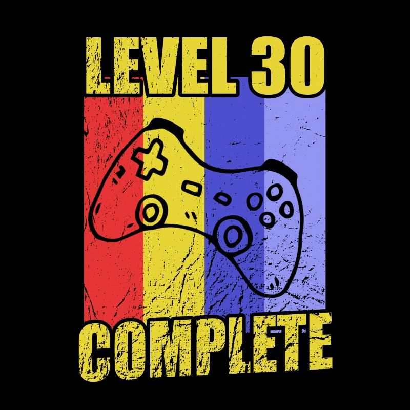 30. Geburtstag Level 30 Complete Geschenk