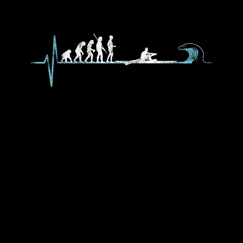 Rudern Evolution eines Ruderer