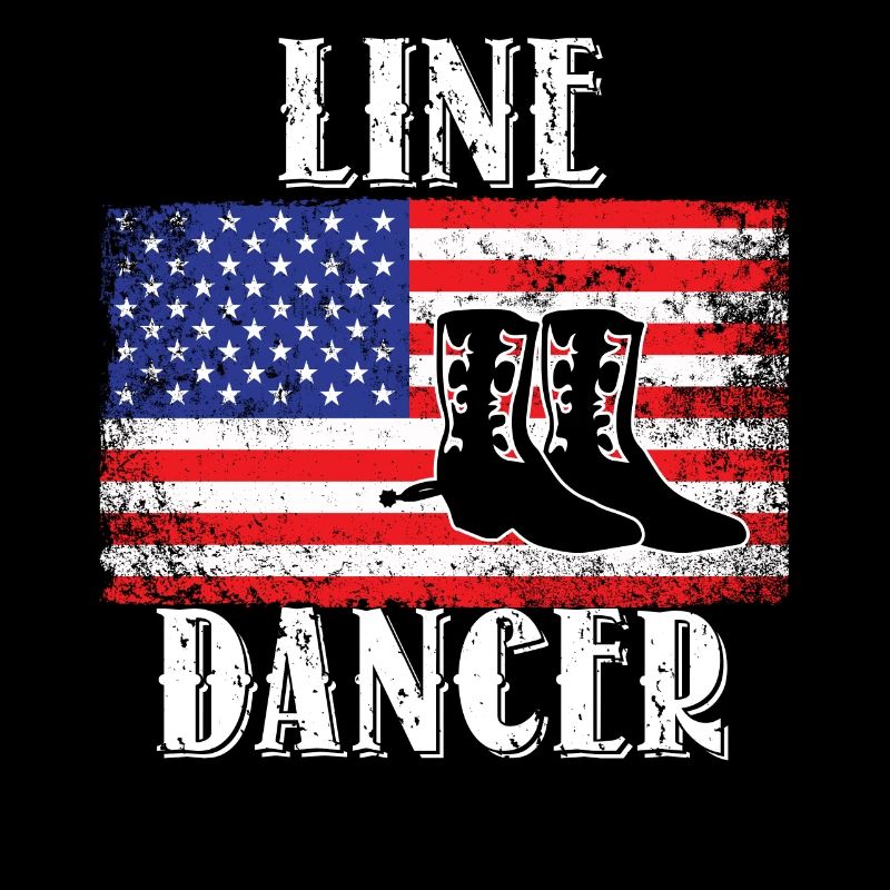 Drapeau USA Linedance Line Dancer