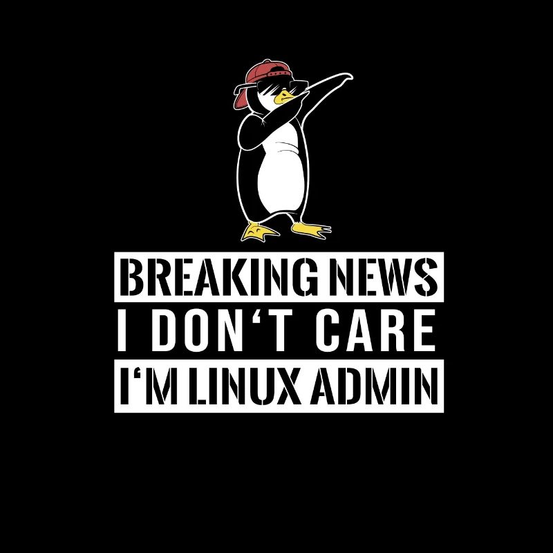 IT nerd Linux Linux penguin geek ingénieur logiciel