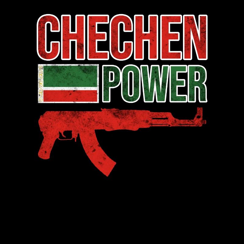 Chechen Power, Cool Chechen Fighter, Chechnya Flag