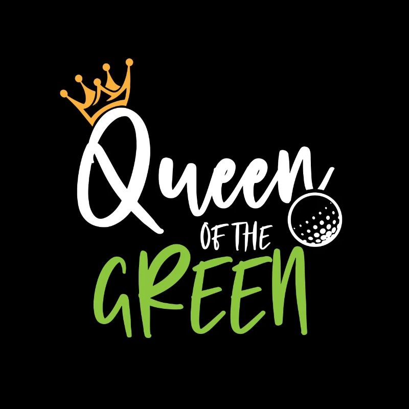 Golf Golfer Golfplatz Golfspieler Queen Geschenk