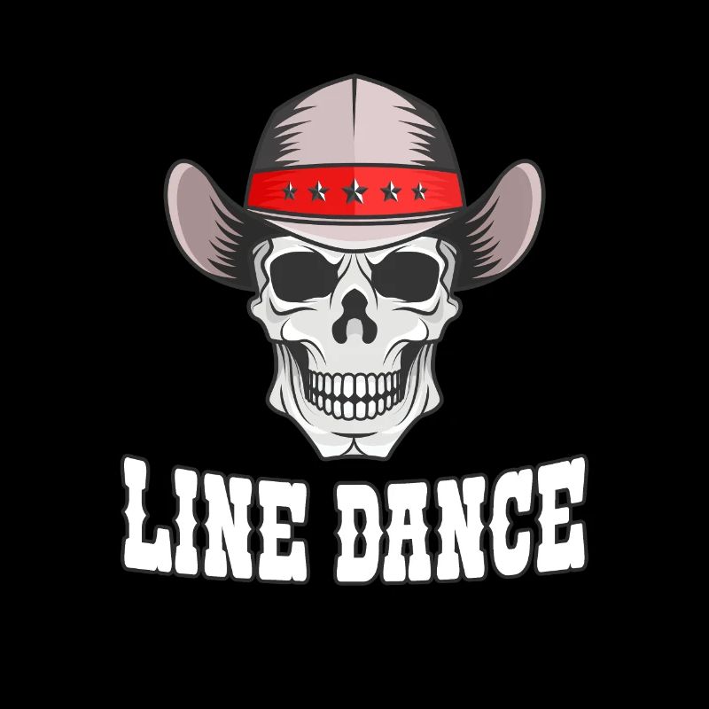 Crâne occidental de danse en ligne