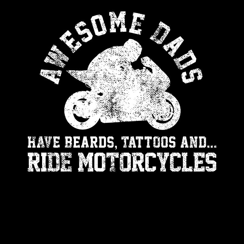 Motorrad Vater Bart