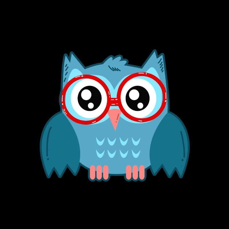 Eule mit Brille