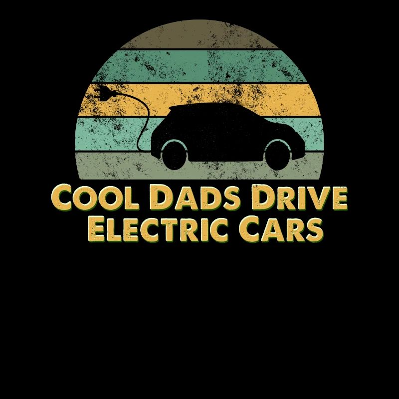 Elektroauto Vater E-Auto Papa