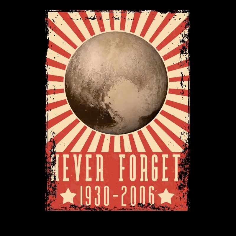 Never Forget Pluto Funny Planet Pluto shirt