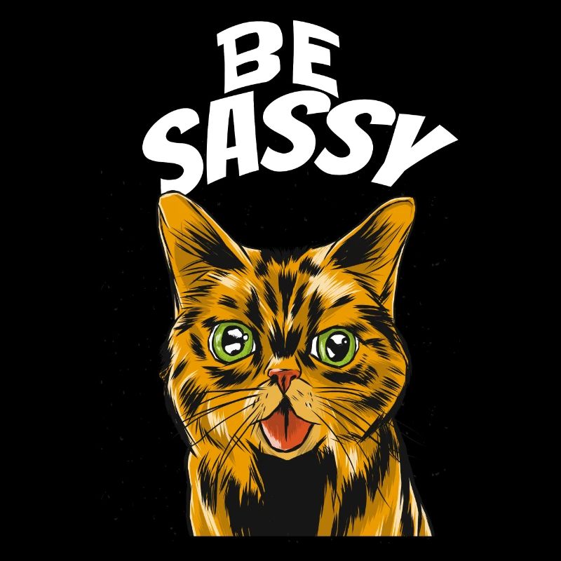 freche katze sei frech