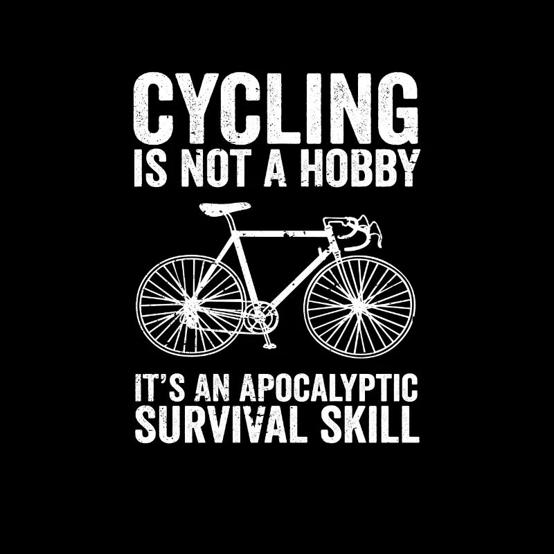 Idée cadeau drôle de cycliste