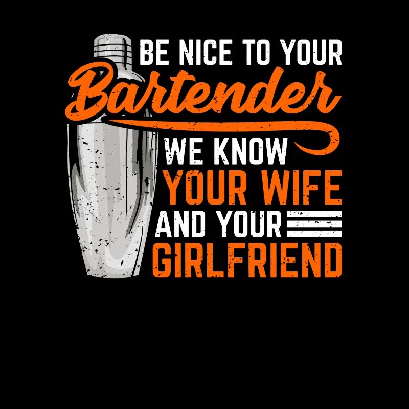 Barkeeper Barmann Bartender Geschenk