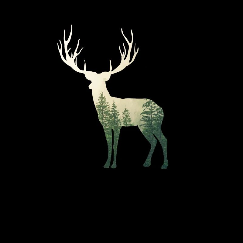 Jäger Hirsch Jagd Wald Geschenk