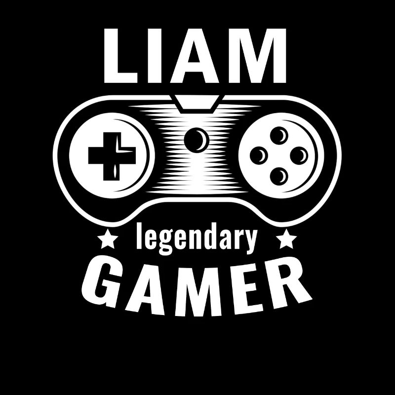 LIAM Legendary Gamer Personalized Name Gift