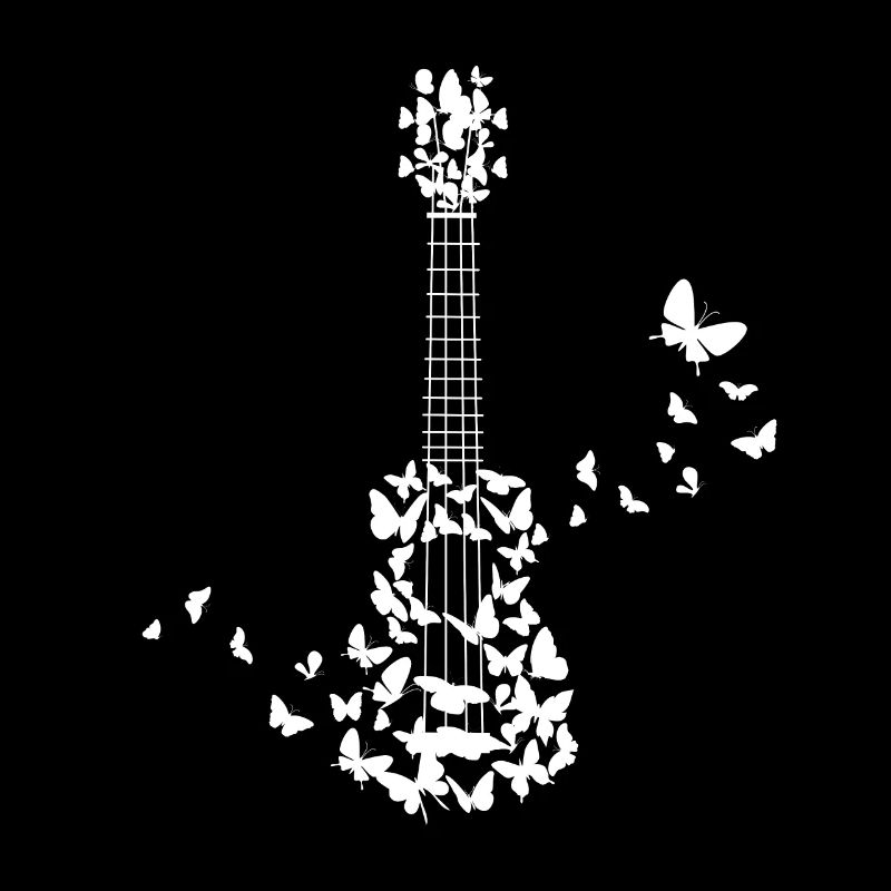 A four-string ukulele with beautiful