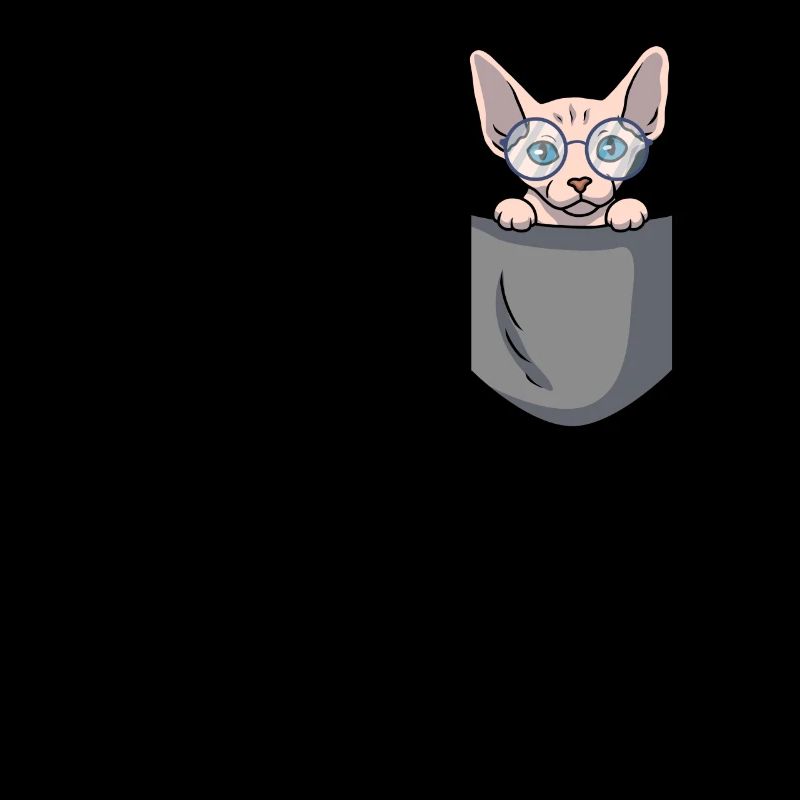 Sphynx Cat Pocket Sphynx Cadeau chat