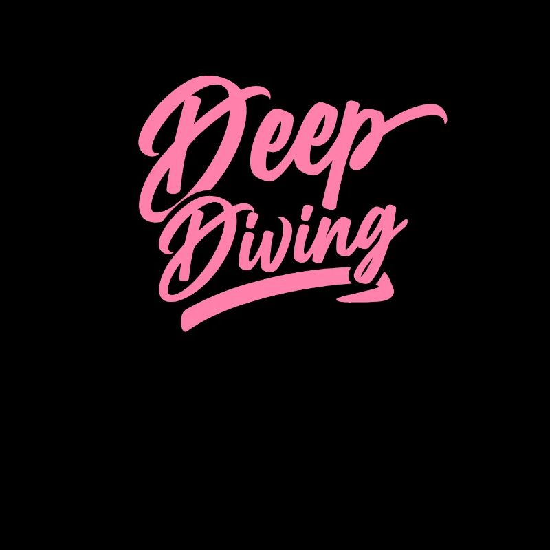 Deep Diving Diver Deep Diver Scuba