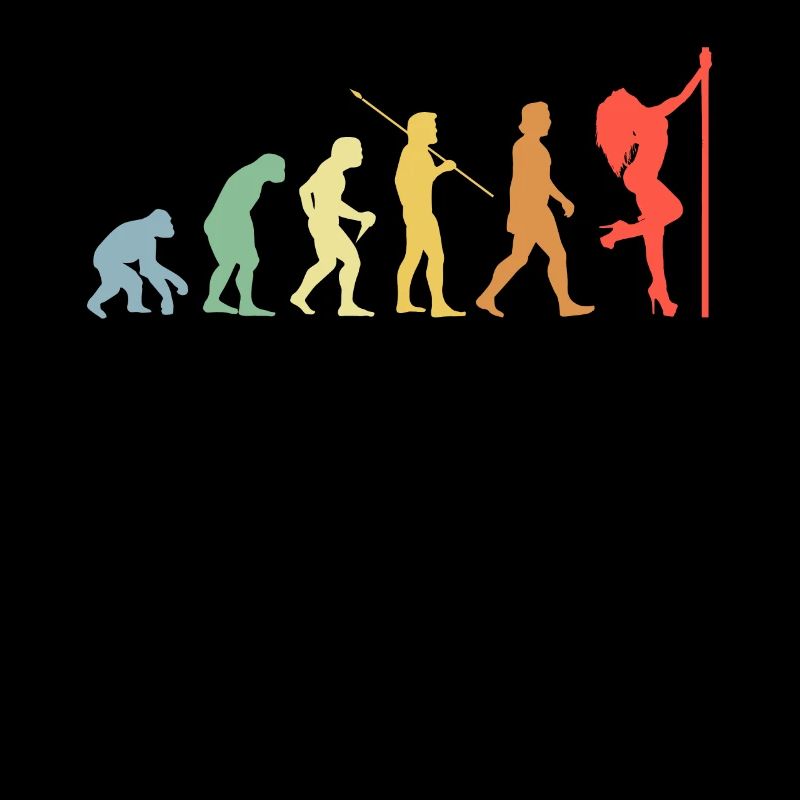 Poledance Evolution Retro Stange Pole Tänzerin