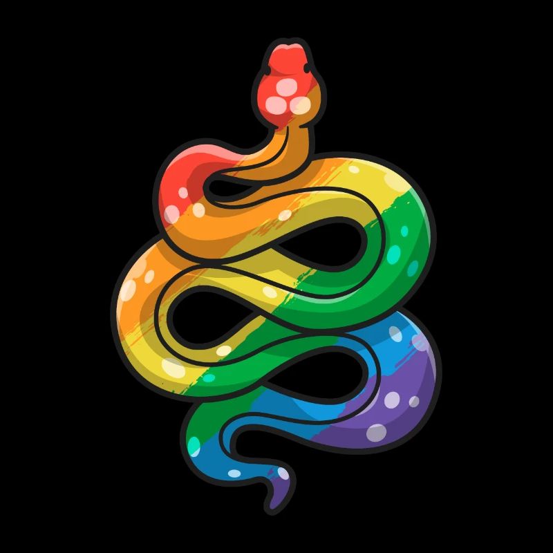 LGBT Pride Snake DRAPEAU LGBTQ Couleurs Gay Pride