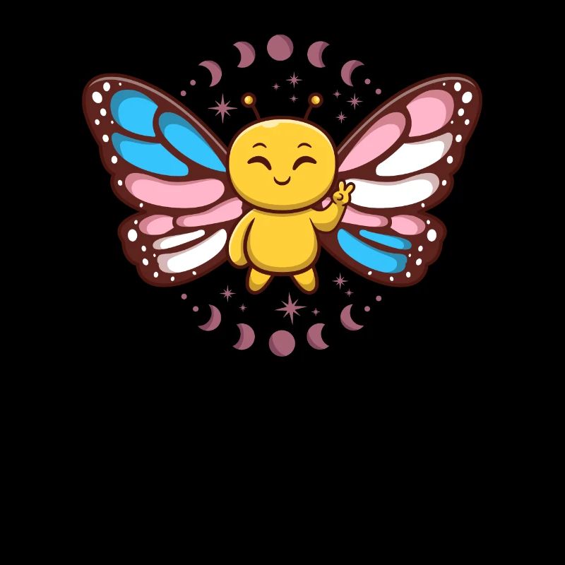Transgender Monarch Butterfly Trans Subtle Pride
