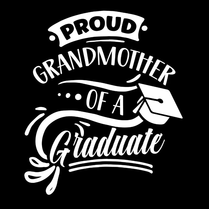 Stolze Großmutter Eines Absolventen Absolvent