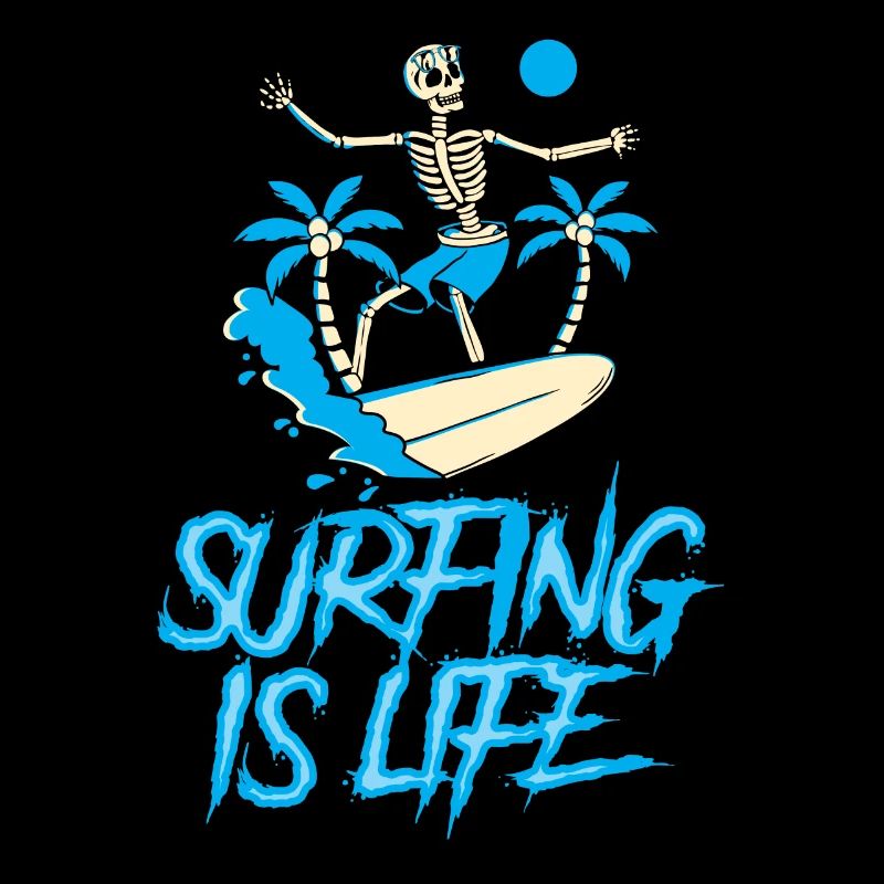 Le surf, c’est la vie Surfboard Surfer Surf