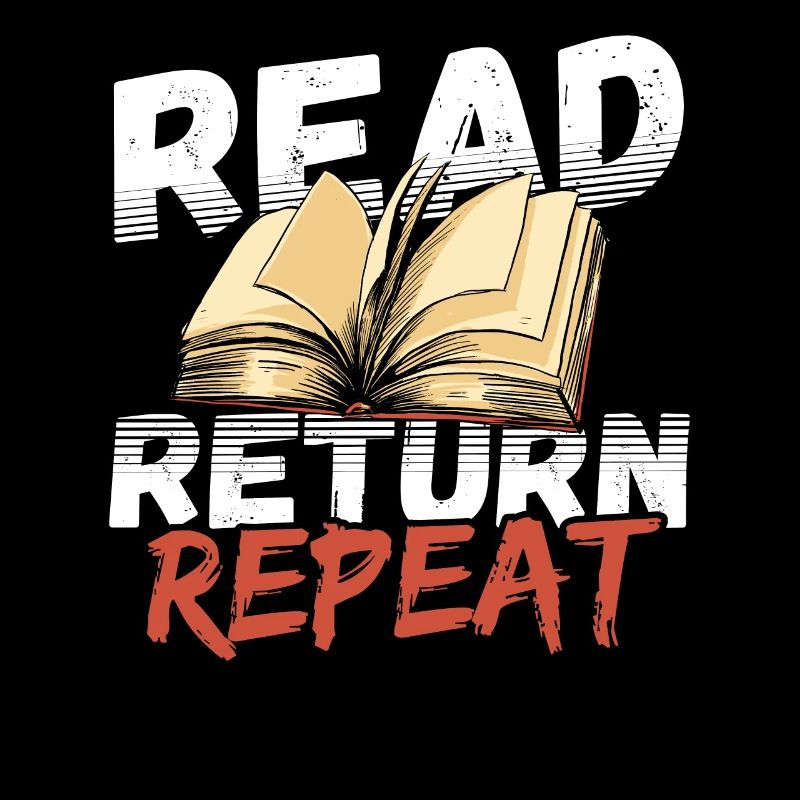 Read Return Repeat Librarian Library Book Lover