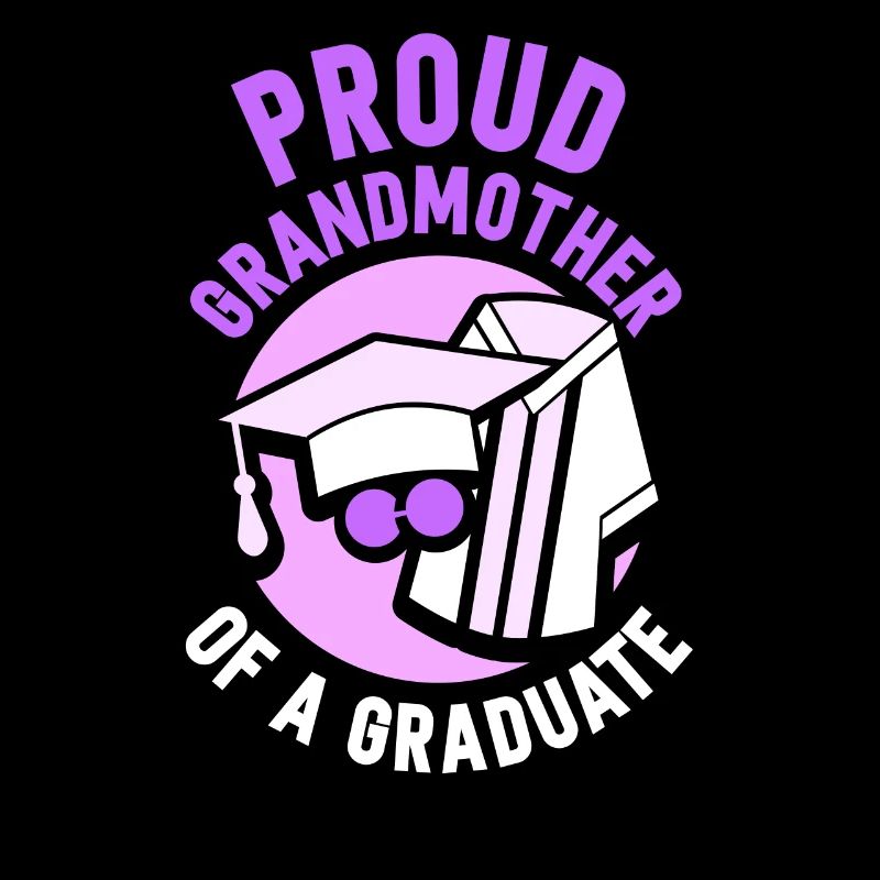 Stolze Großmutter Eines Absolventen Absolvent