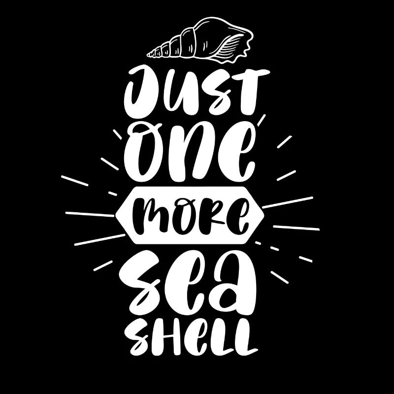 Only One Shell Shell Collector Shellfish Collector Shells