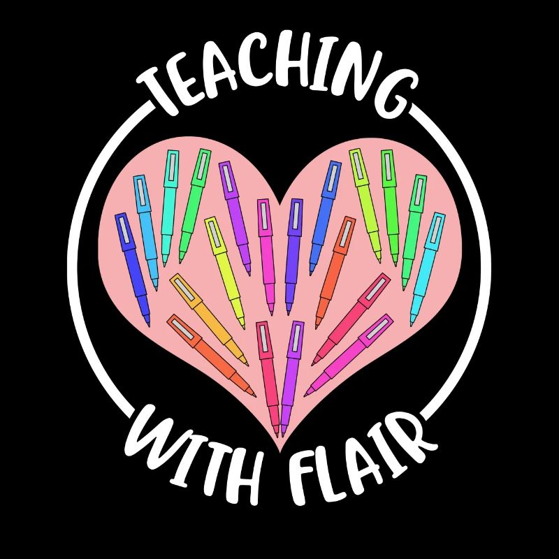 Teaching With Flair Lehrer Geschenk