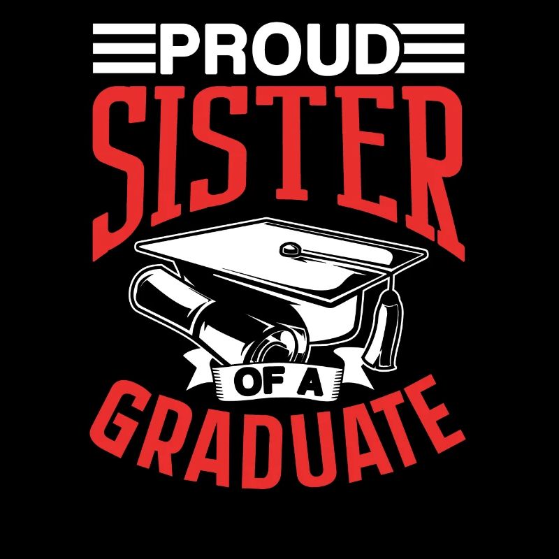 Stolze Schwester Eines Absolventen Absolvent