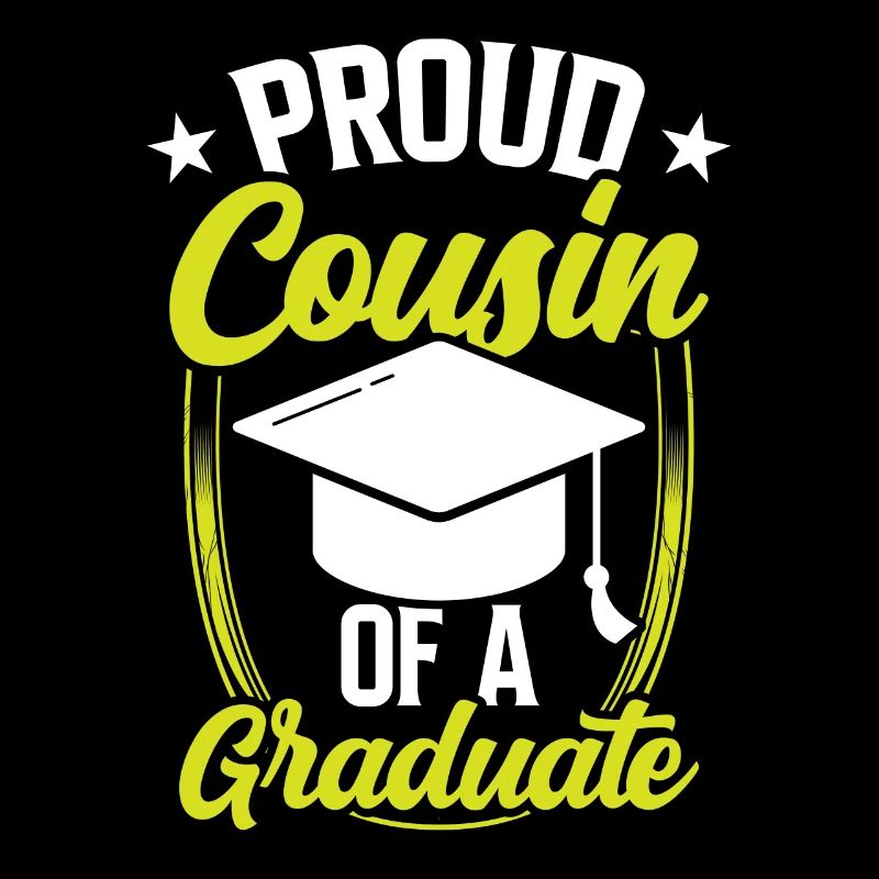 Stolzer Cousin Eines Absolventen Absolvent