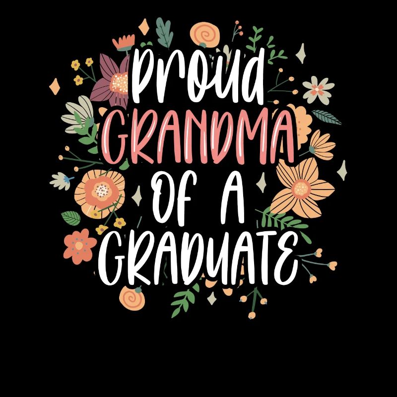 Stolze Großmutter Eines Absolventen Absolvent