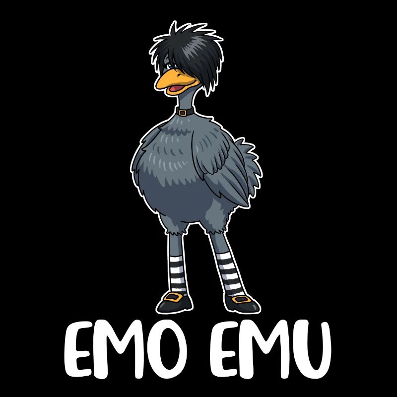 Emo Emu Vogel Geschenk