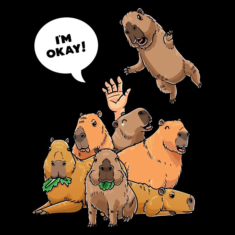 Capybara Funny Rodent Capybara Capybara