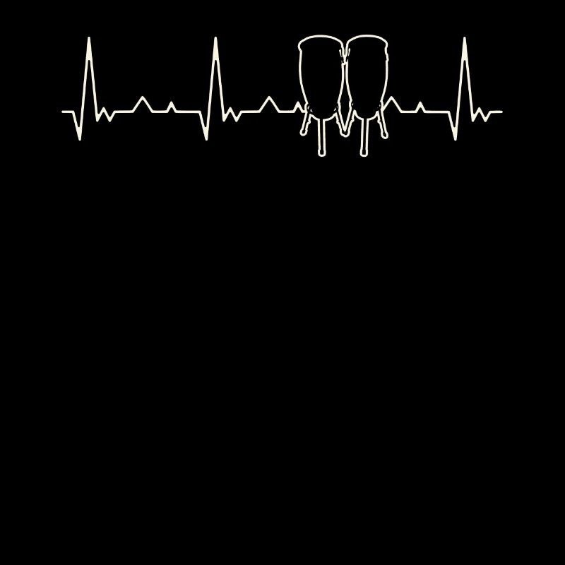 Conga Drums. Heart. Love. EKG. Pulse. Beat.