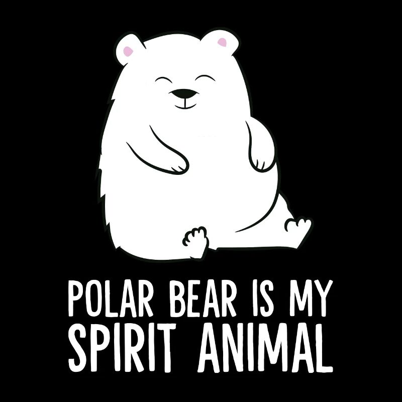 Eisbär ist mein Geisttier Lustiger Eisbär