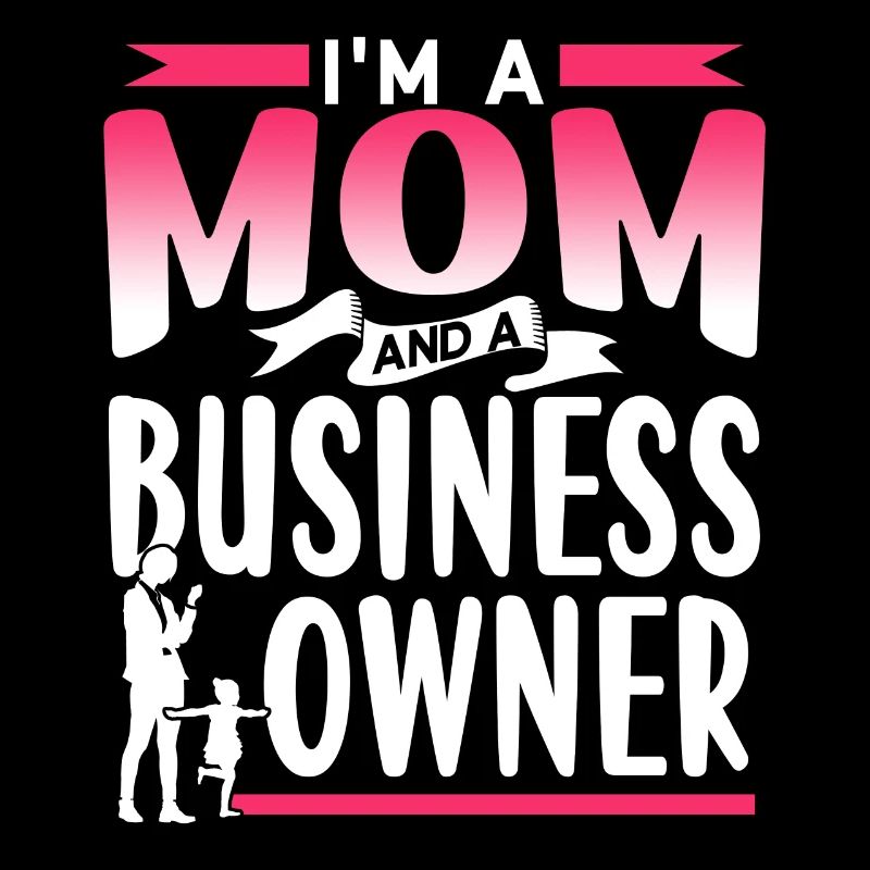 Ich Bin Eine Mutter Und Eine Geschäftsinhaberin