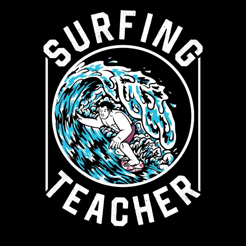 Surflehrer Surfen Surfer Surfing Surfbrett