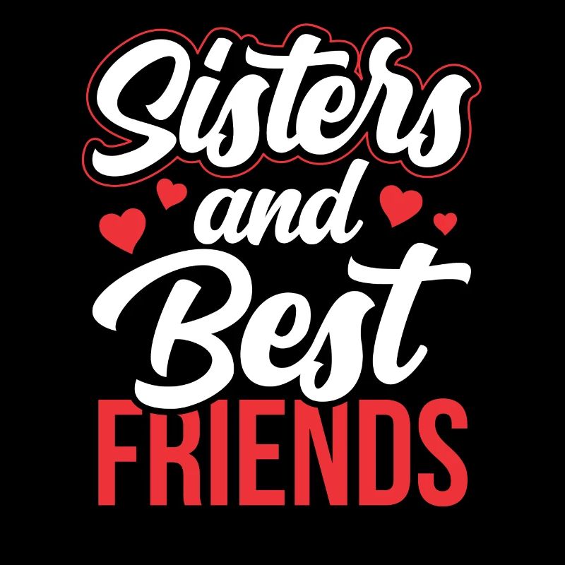 Schwestern Und Beste Freunde Team Schwester Freund