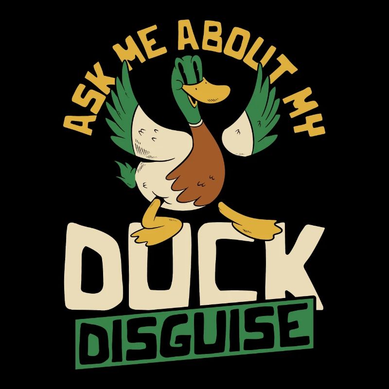 Posez-moi des questions sur mon déguisement de canard Duck Lover Rubber