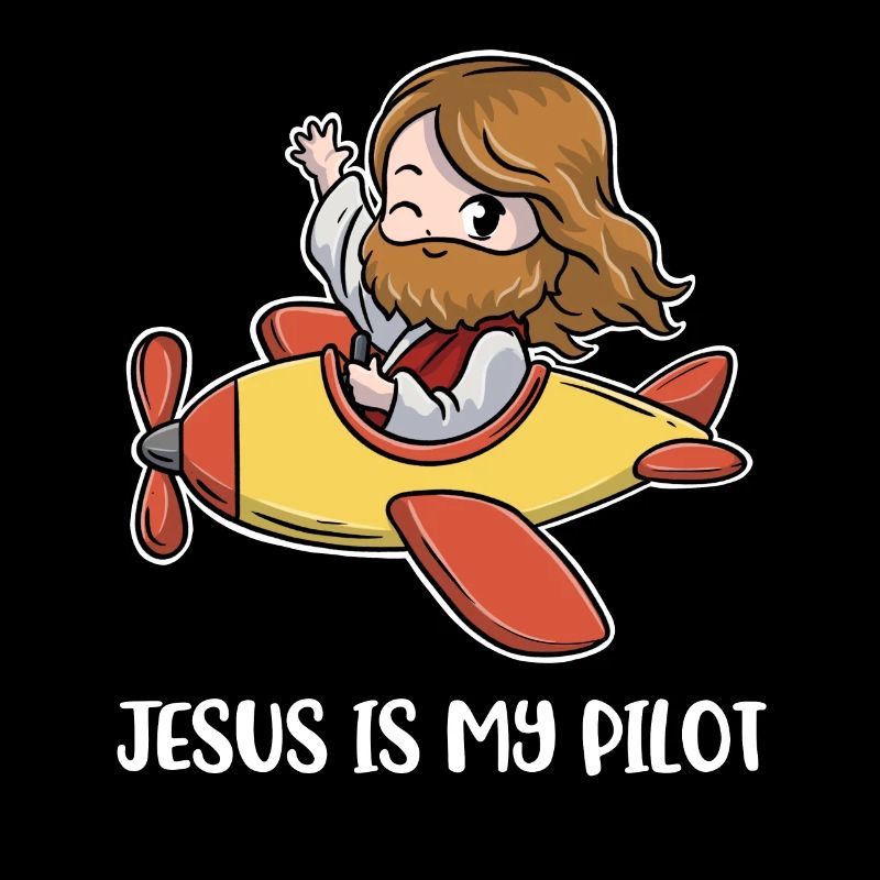 Jesus Is My Pilot Pilot Geschenk