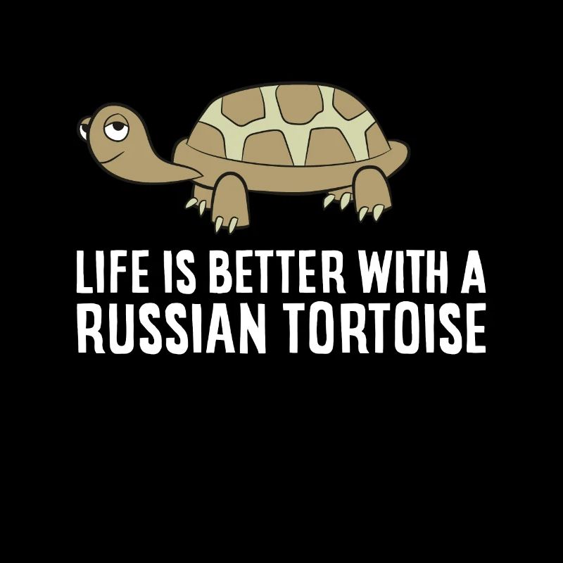 La vie d’animal de compagnie de tortue russe est