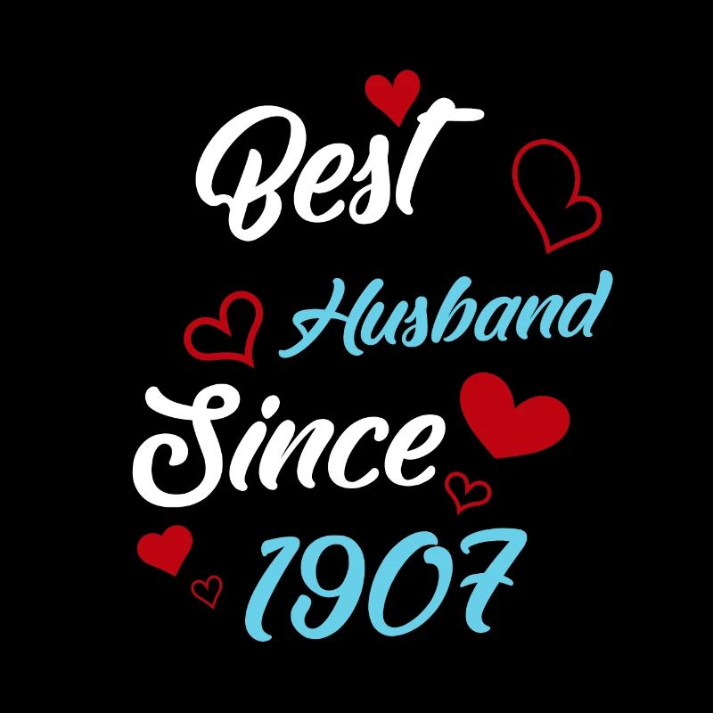 Bester Ehemann seit 1907 Hochzeit