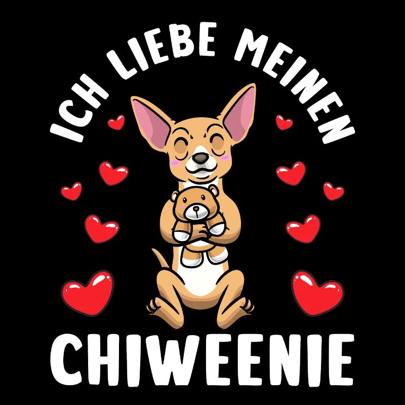 Chiweenie Hund Mit Kuscheltier