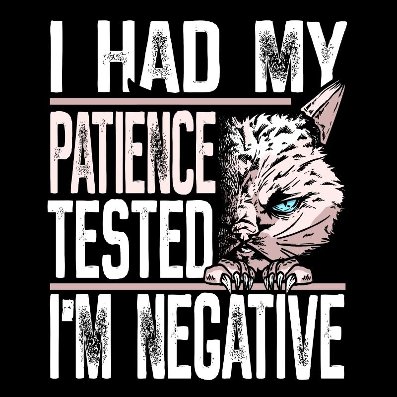 Patience testée négative Cat Cat Lovers